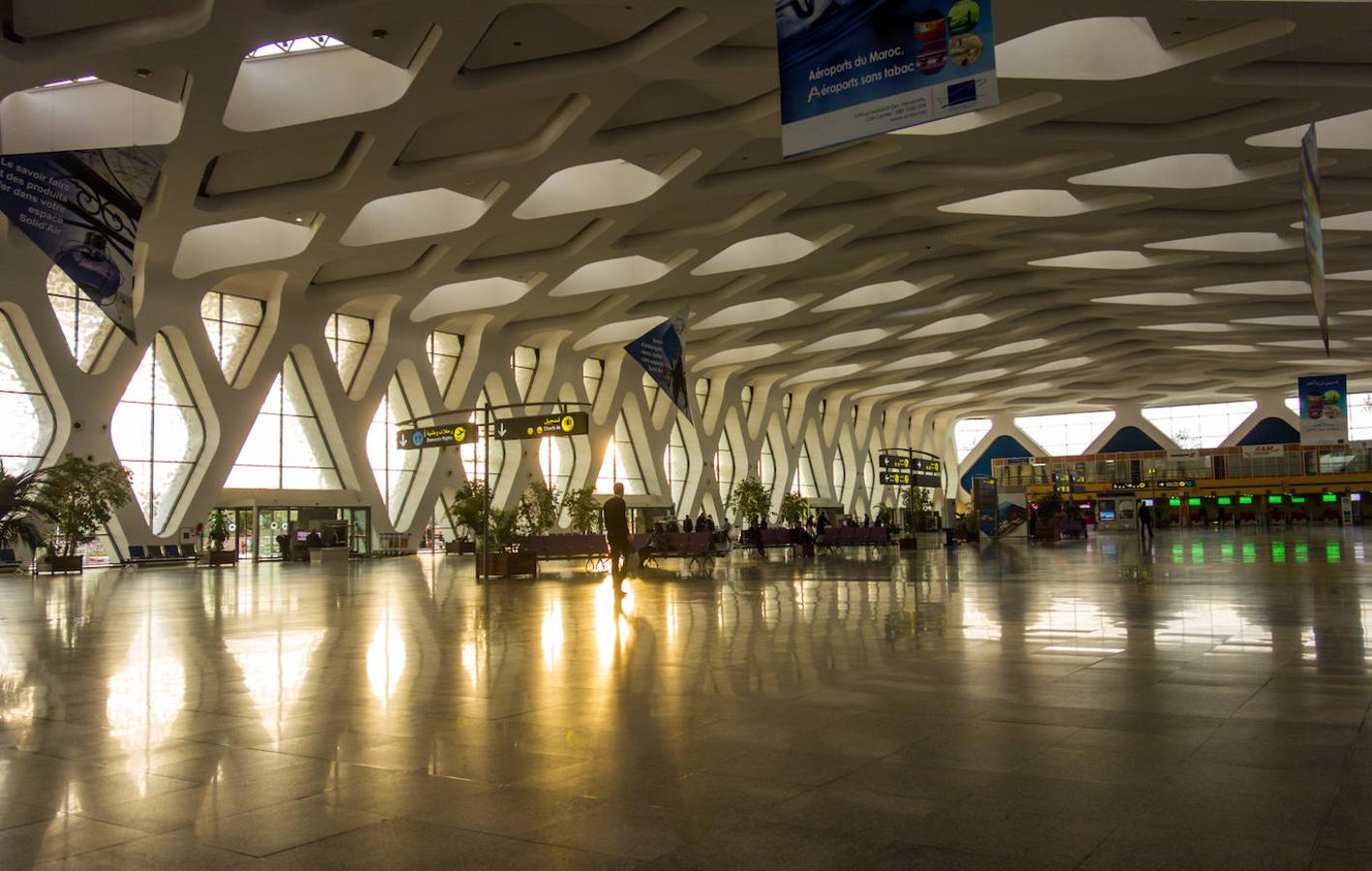 Aeropuerto de Marrakech-Menara (Marruecos).