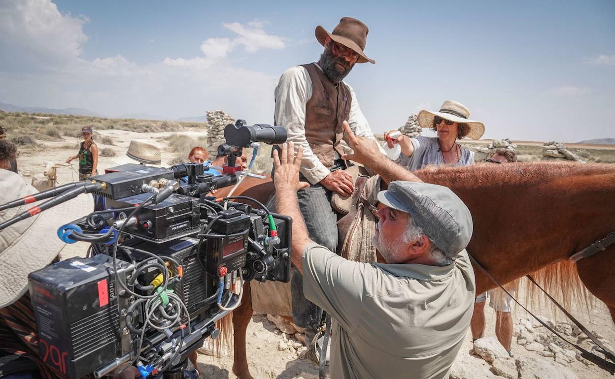Rodaje de Intemperie en Granada, en agosto de 2018. 