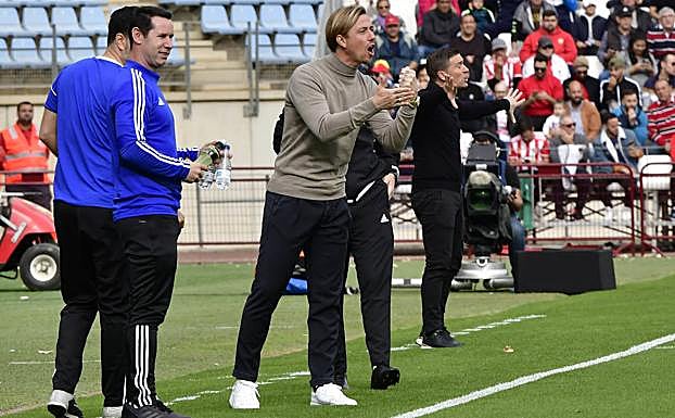 'Guti', durante el partido. 