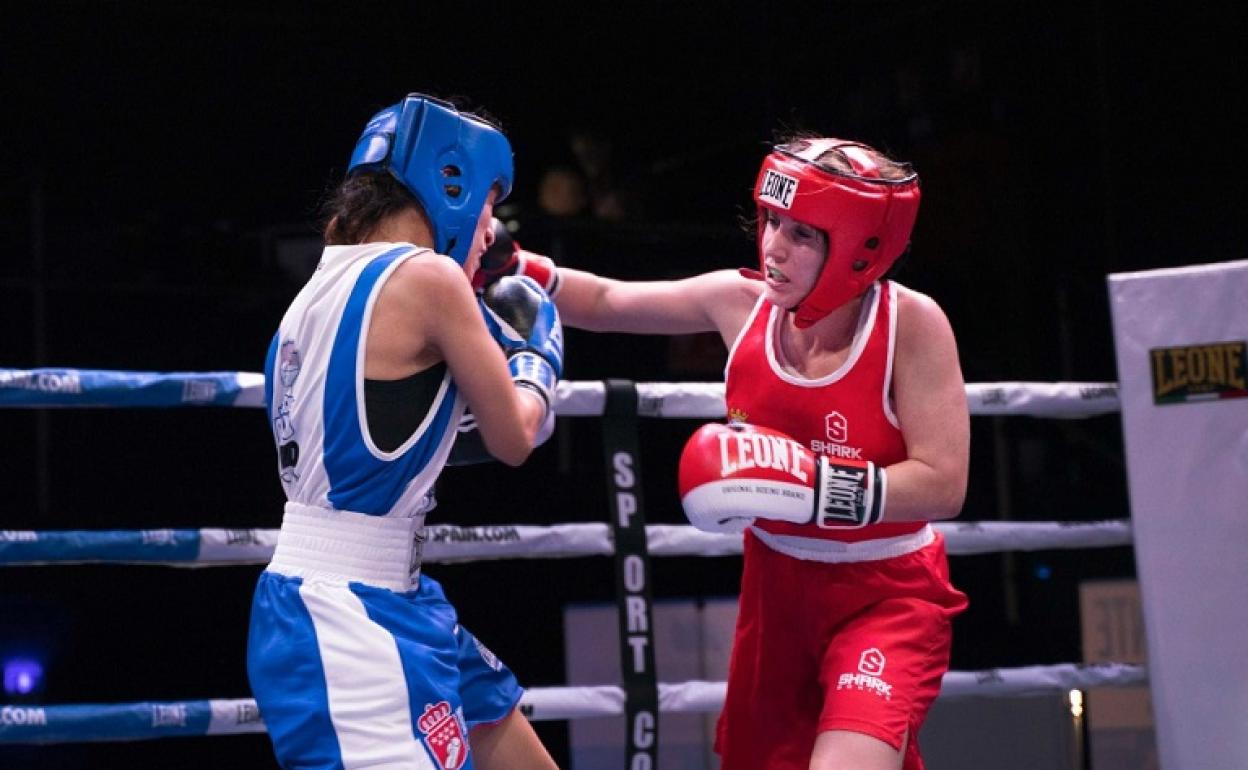Marta López ganó su combate.