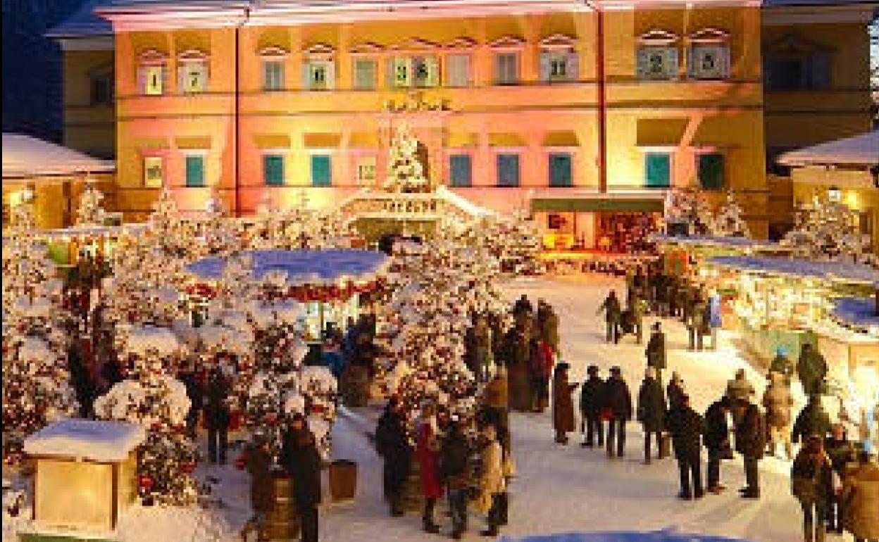 Mercadillo navideño de Salzburgo.