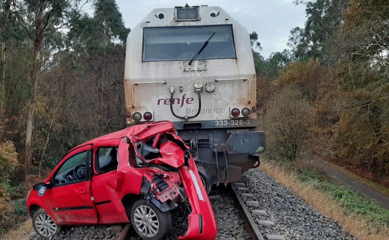 Herido al ser arrollado por un Cercanías de Renfe en la vía del tren