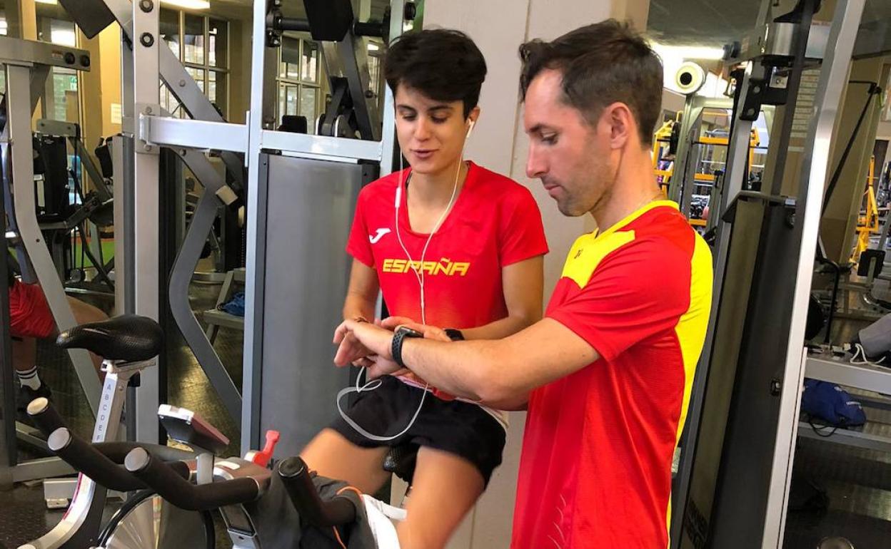 María Pérez y Jacinto Garzón, codo a codo en Sudáfrica. 