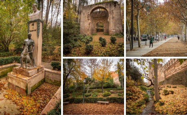 La capital nazarí ofrece paisajes bellos y penetrantes en la estación otoñal | La Alhambra, el centro... todos los rincones ofrecen hermosas estampas