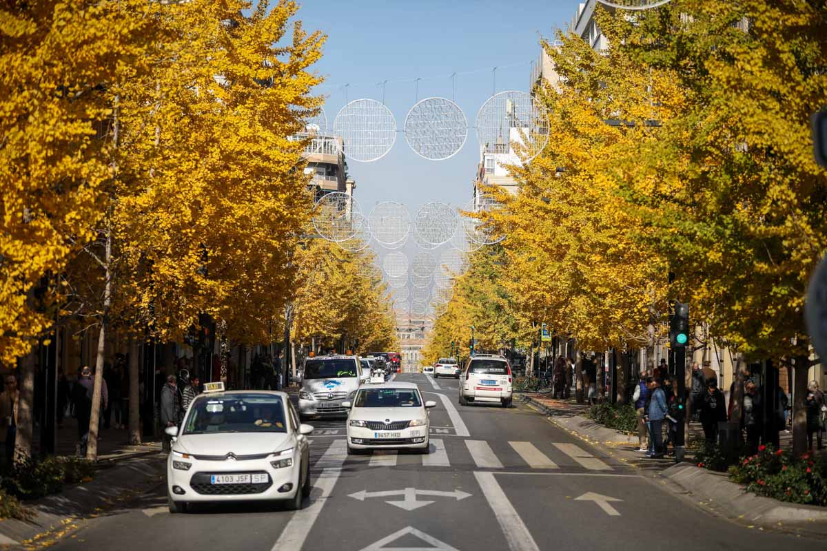 La capital nazarí ofrece paisajes bellos y penetrantes en la estación otoñal | La Alhambra, el centro... todos los rincones ofrecen hermosas estampas