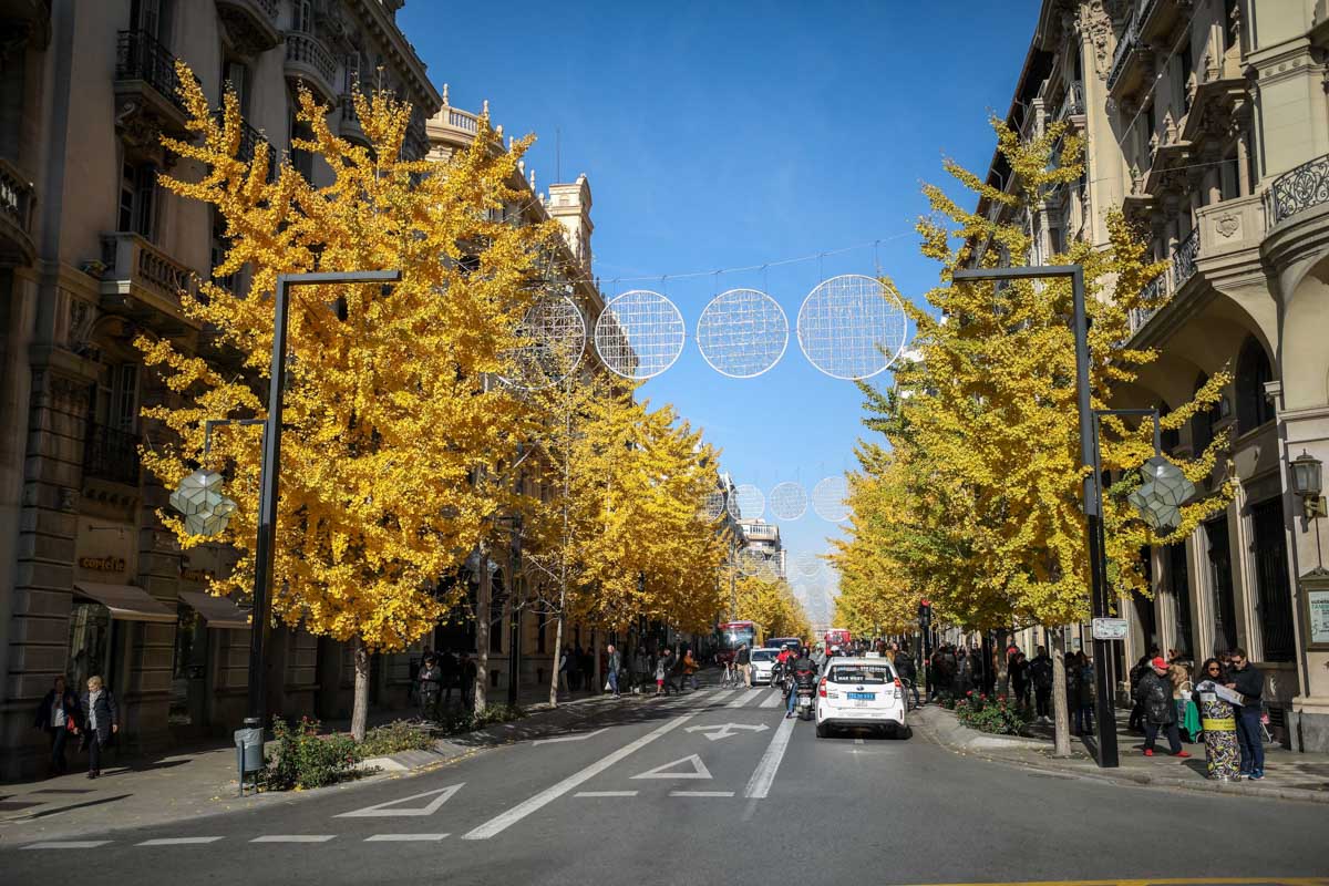 La capital nazarí ofrece paisajes bellos y penetrantes en la estación otoñal | La Alhambra, el centro... todos los rincones ofrecen hermosas estampas