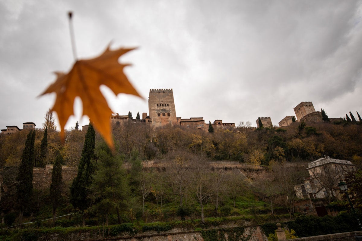 La capital nazarí ofrece paisajes bellos y penetrantes en la estación otoñal | La Alhambra, el centro... todos los rincones ofrecen hermosas estampas