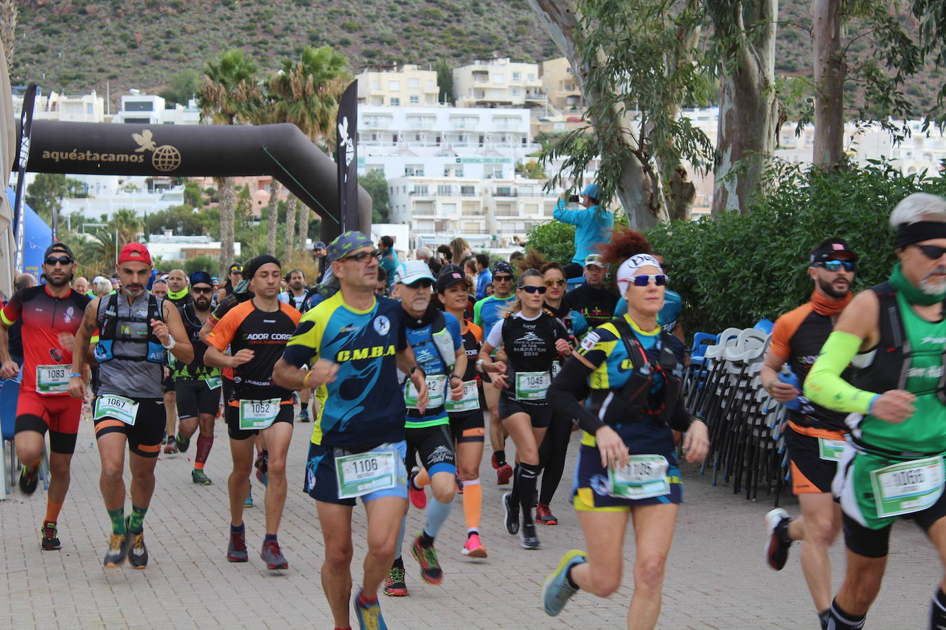 Medio millar de atletas han participado en la quinta edición de la Ultra Maratón Costa de Almería