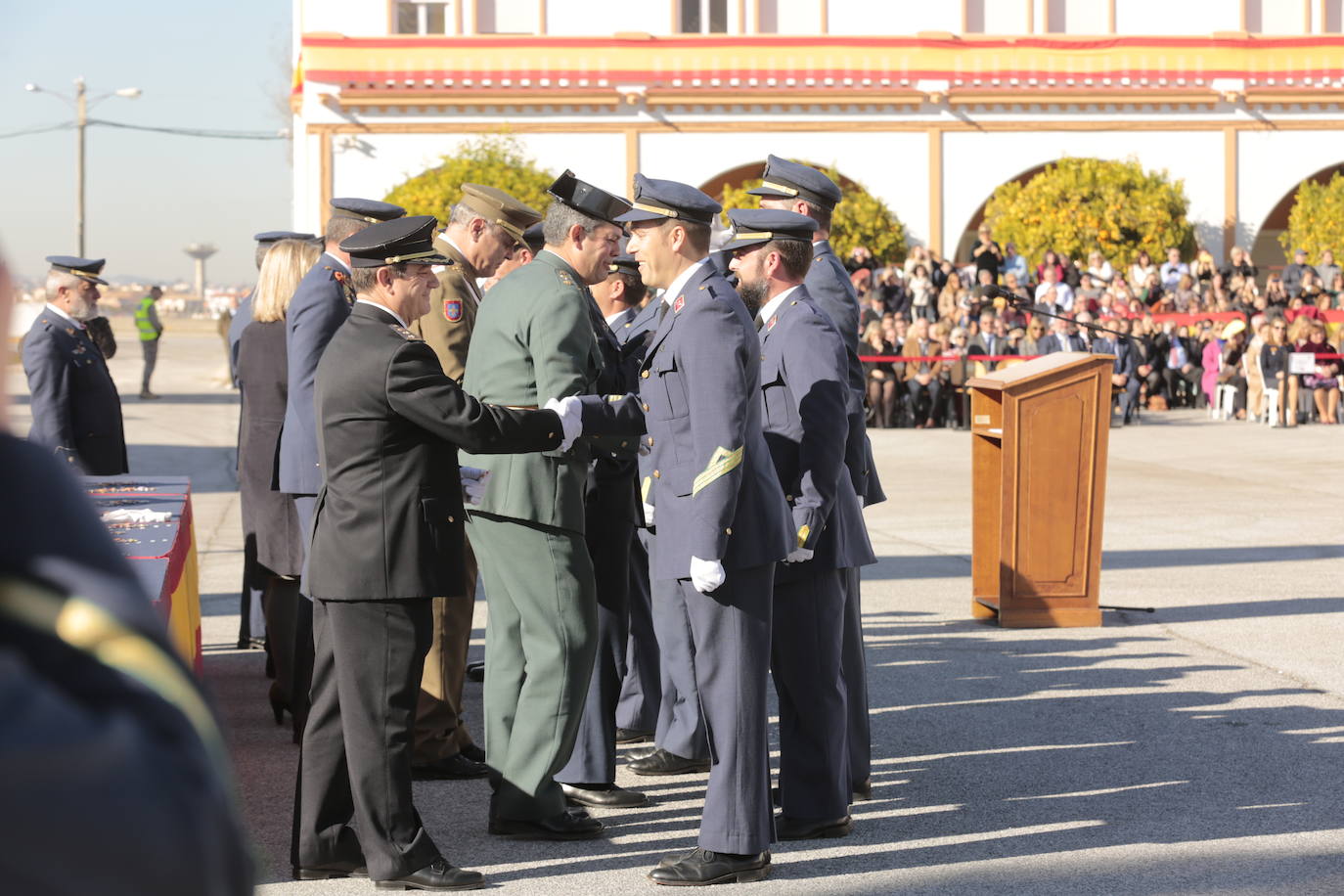 La Base Aérea de Armilla recoge los homenajes por el Día de Nuestra Señora de Loreto