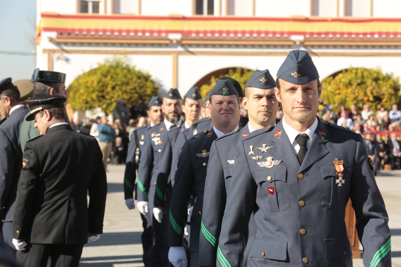 La Base Aérea de Armilla recoge los homenajes por el Día de Nuestra Señora de Loreto