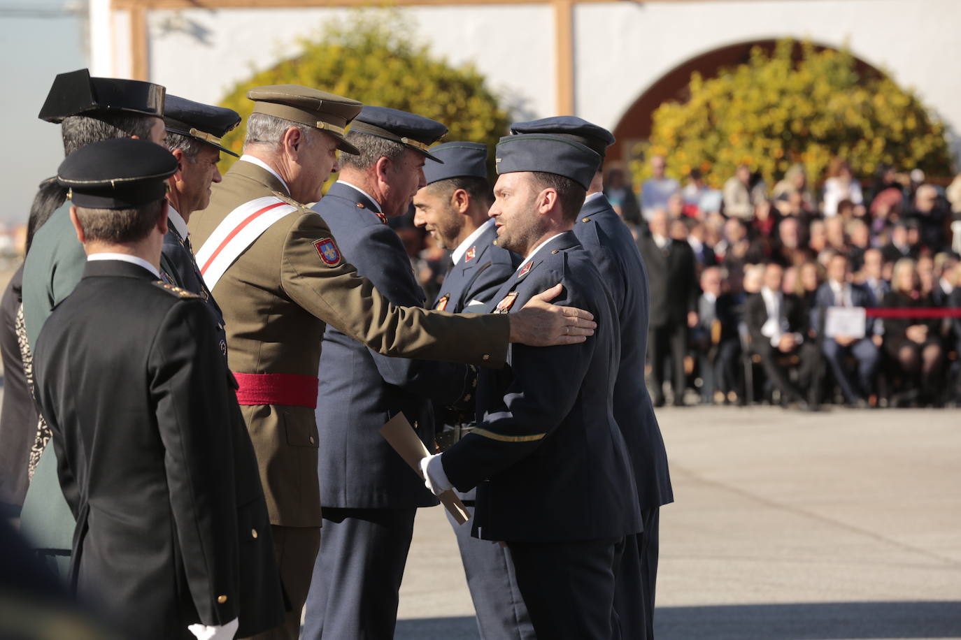 La Base Aérea de Armilla recoge los homenajes por el Día de Nuestra Señora de Loreto