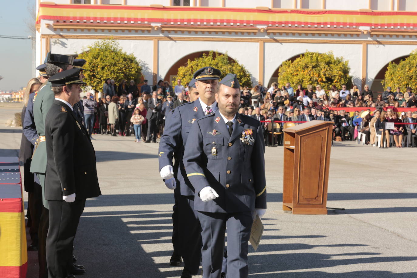 La Base Aérea de Armilla recoge los homenajes por el Día de Nuestra Señora de Loreto