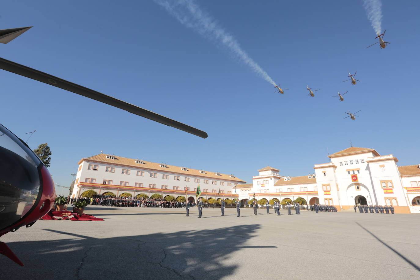 La Base Aérea de Armilla recoge los homenajes por el Día de Nuestra Señora de Loreto