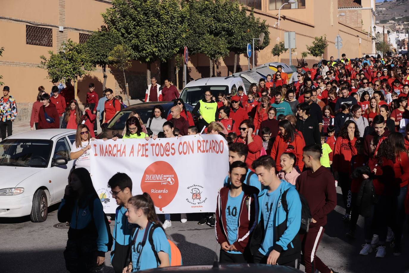 El niño de siete años motrileño que padece la enfermedad de Duchenne, una dolencia que causa distrofia muscular y que es degenerativa 
