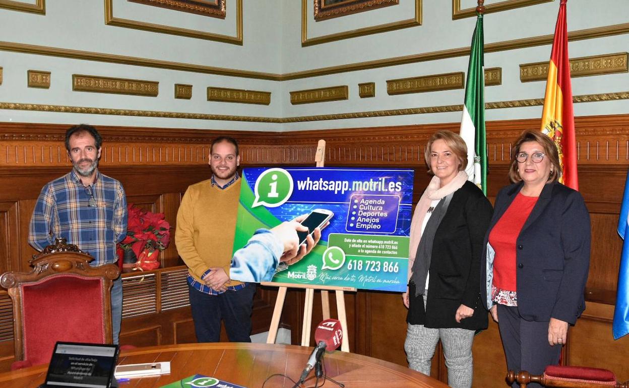 Los motrileños recibirán las alertas y noticias del Ayuntamiento a través de Whatsapp