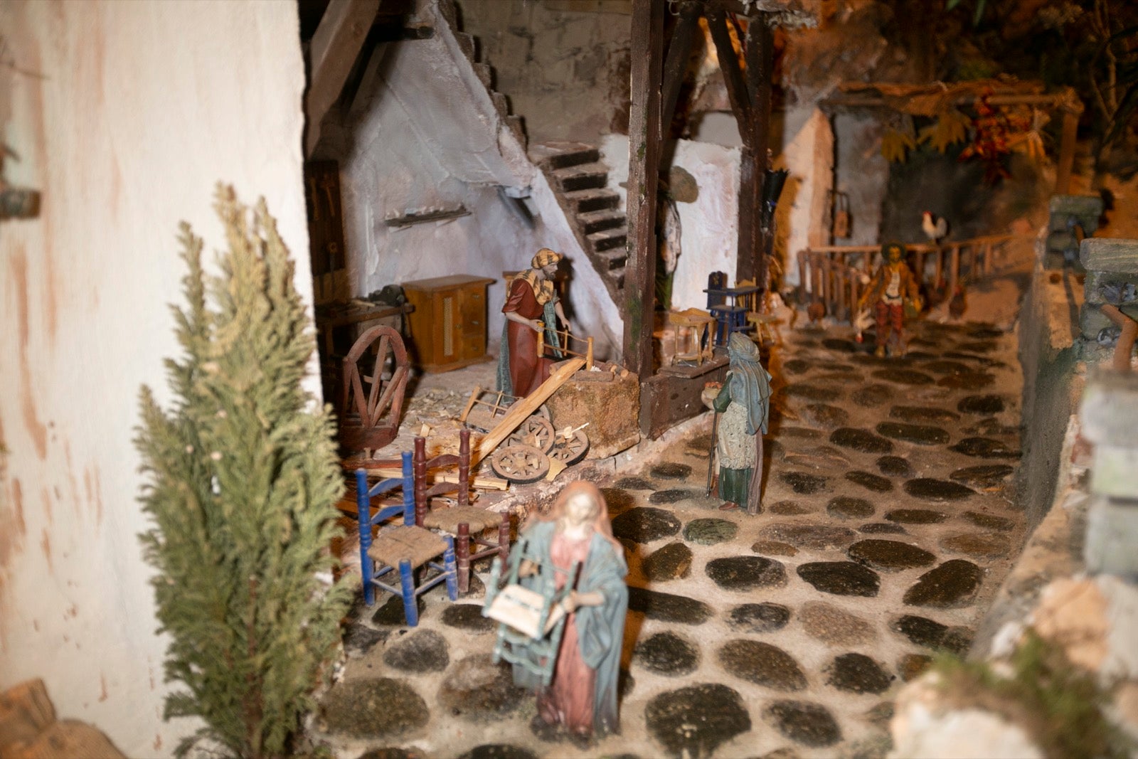 El nivel de los detalles del belén de Bolívar es extremo