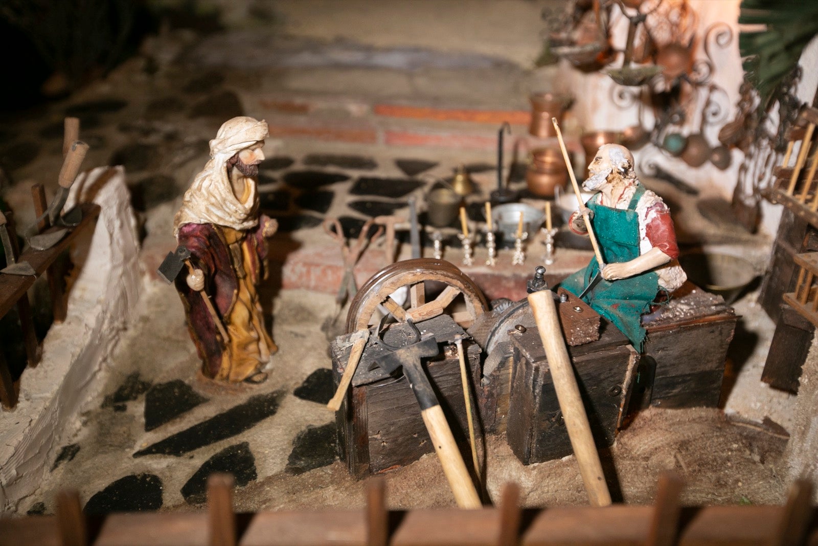 El nivel de los detalles del belén de Bolívar es extremo