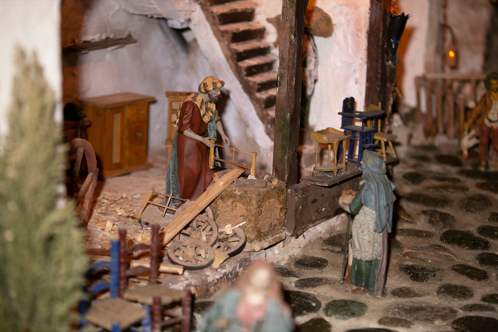 El nivel de los detalles del belén de Bolívar es extremo