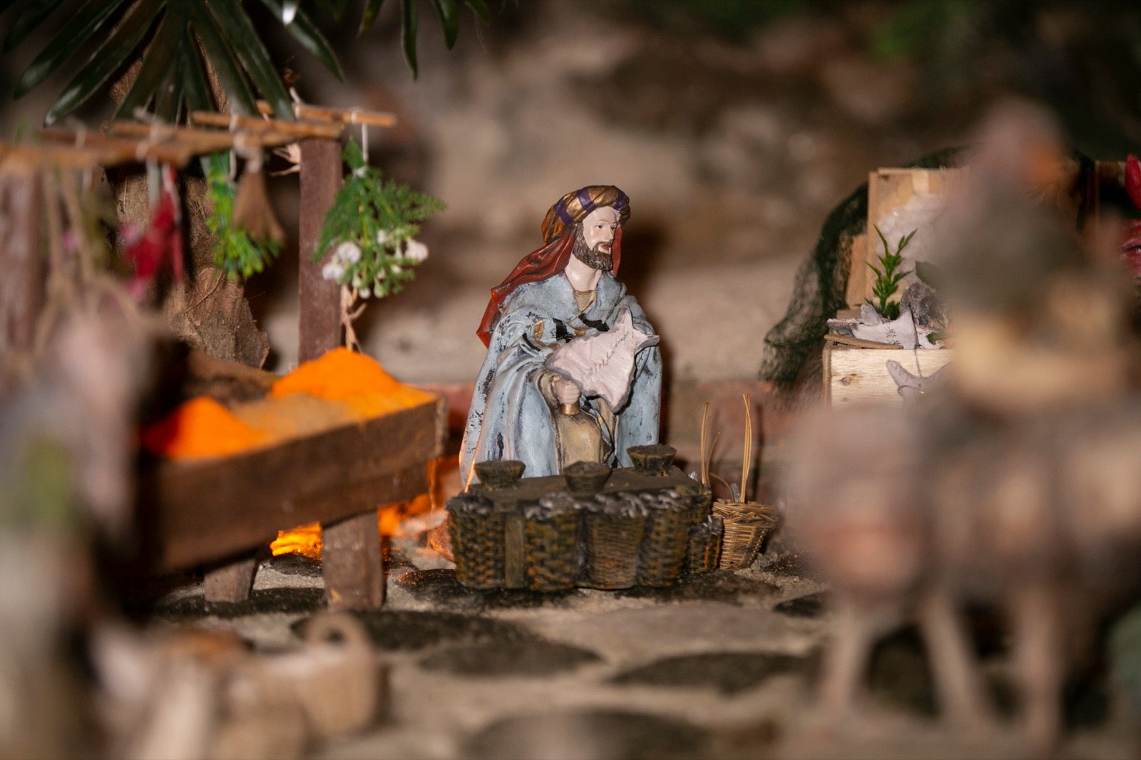 El nivel de los detalles del belén de Bolívar es extremo