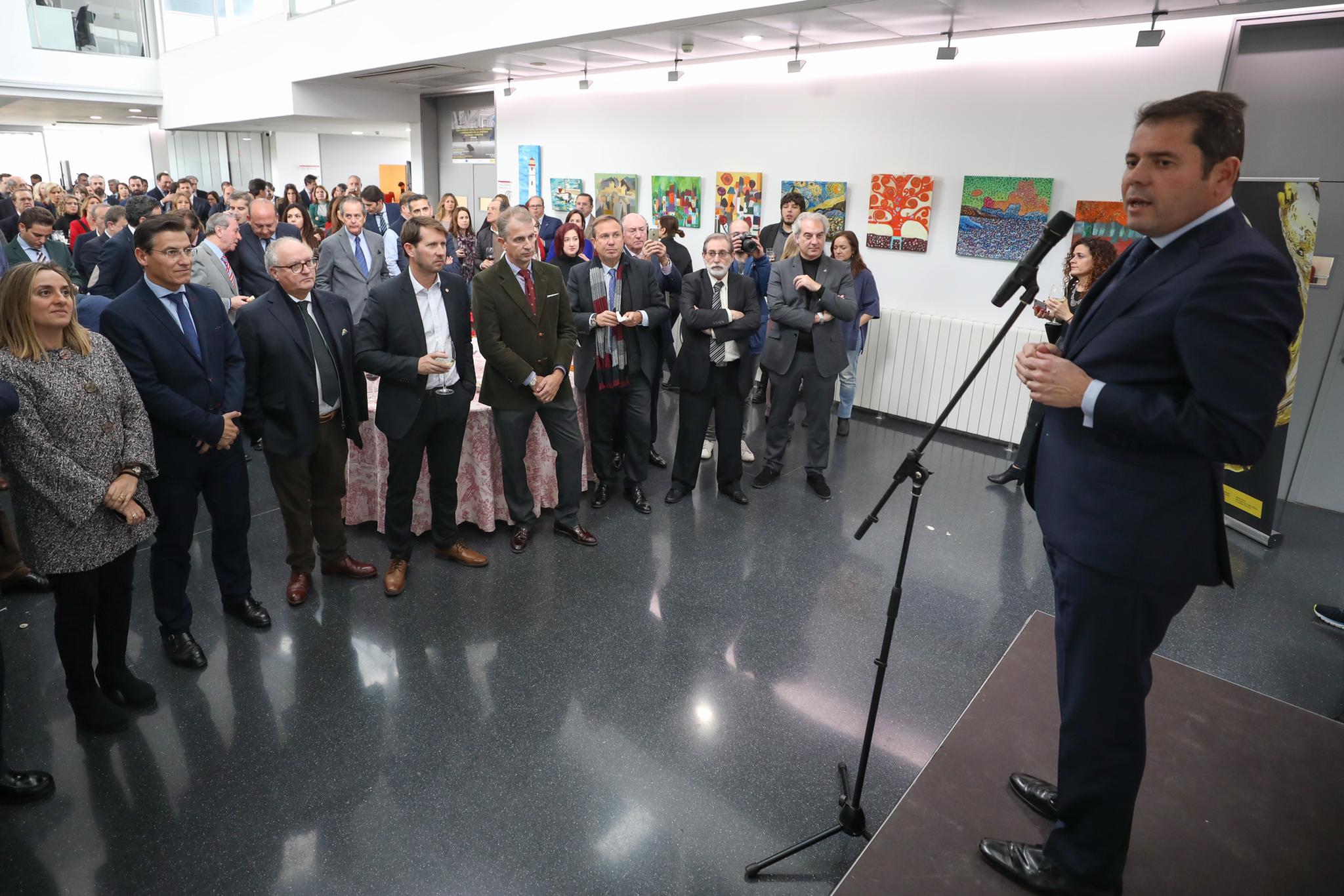 El presidente Gerardo Cuerva ha felicitado las fiestas y ha reivindicado la unión de los empresarios granadinos