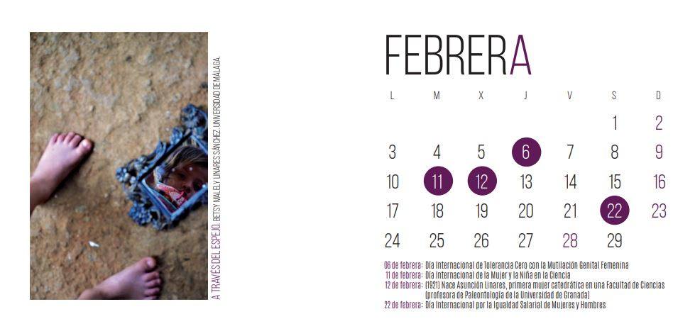 La Unidad de Igualdad de la UGR edita su tradicional calendario con las fotografías ganadoras del certamen «Yes women can, we could»