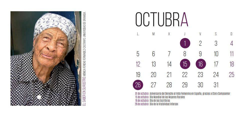 La Unidad de Igualdad de la UGR edita su tradicional calendario con las fotografías ganadoras del certamen «Yes women can, we could»