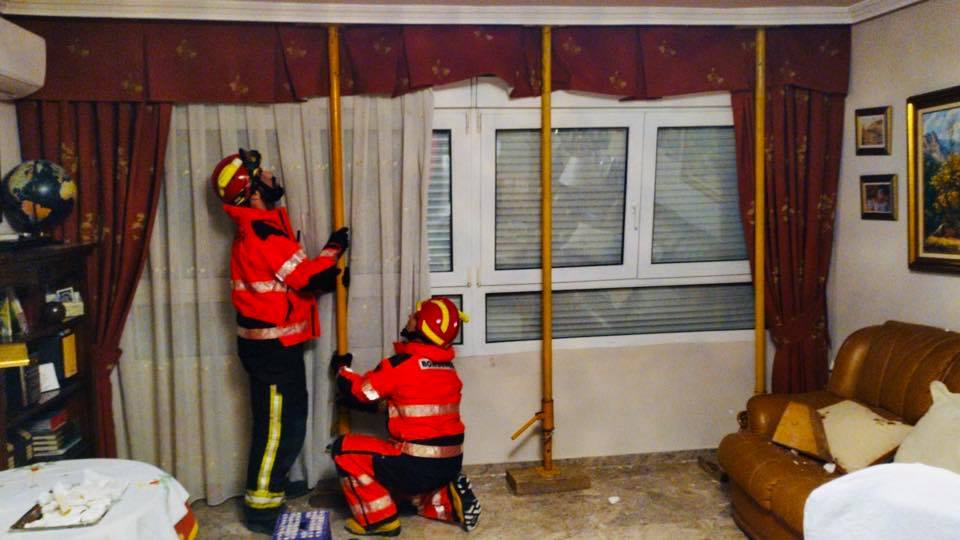 La provincia está en alerta naranja por el temporal con vientos de 90 km/hora 