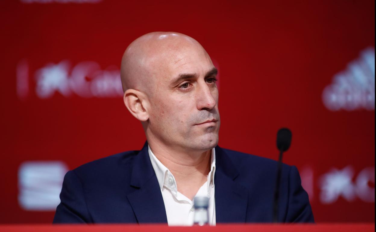 Luis Rubiales, presidente de la FEF.