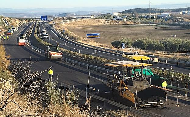 La obra pública ha crecido este año en la provincia. 