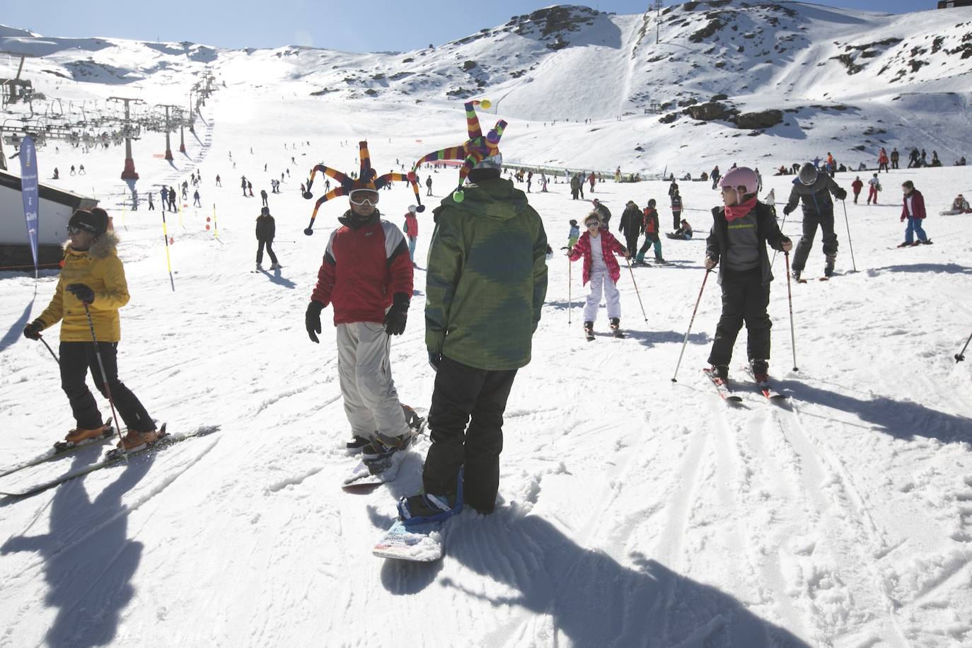 Unas 7.500 personas celebran el Año Nuevo en Sierra Nevada