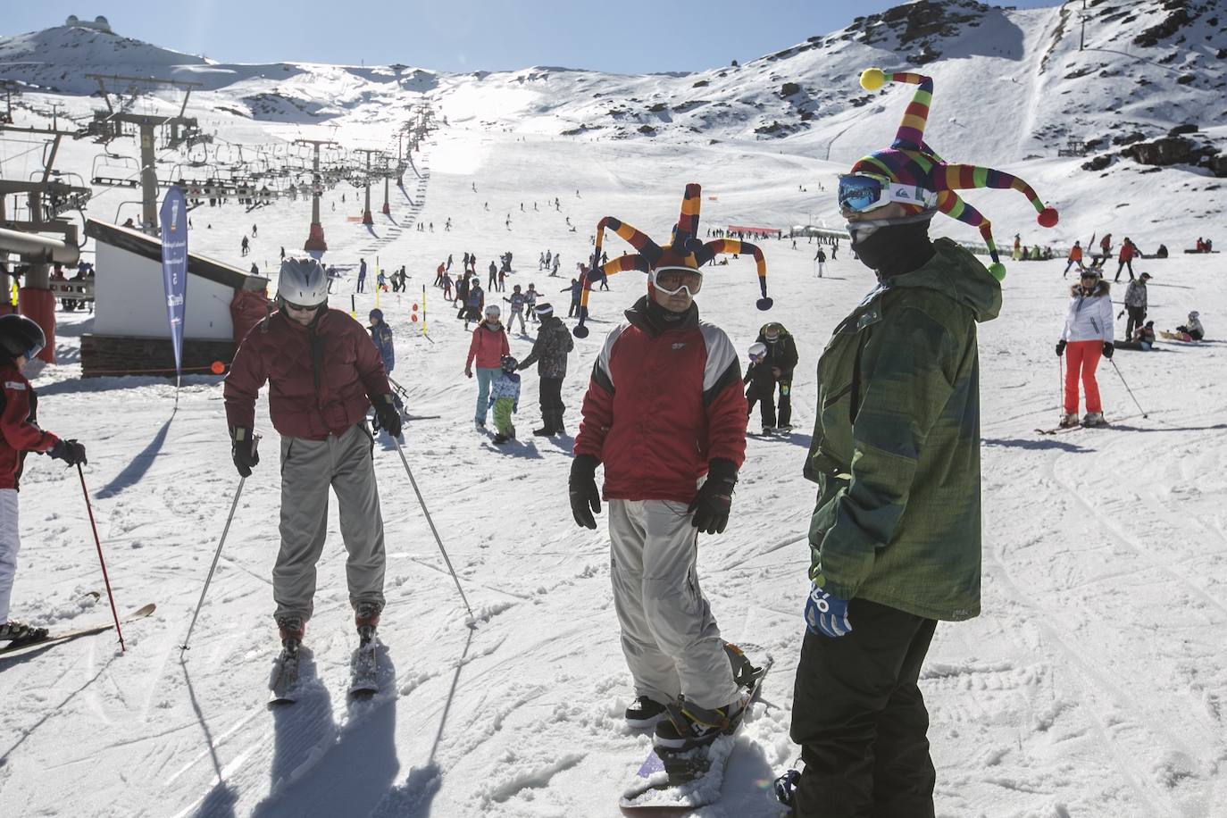 Unas 7.500 personas celebran el Año Nuevo en Sierra Nevada