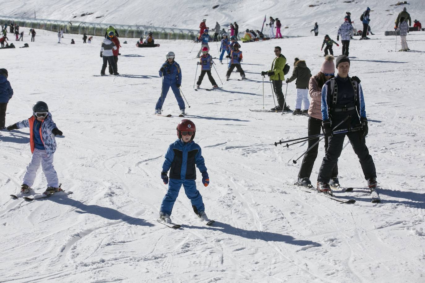 Unas 7.500 personas celebran el Año Nuevo en Sierra Nevada
