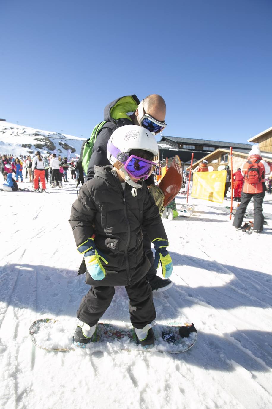 Unas 7.500 personas celebran el Año Nuevo en Sierra Nevada