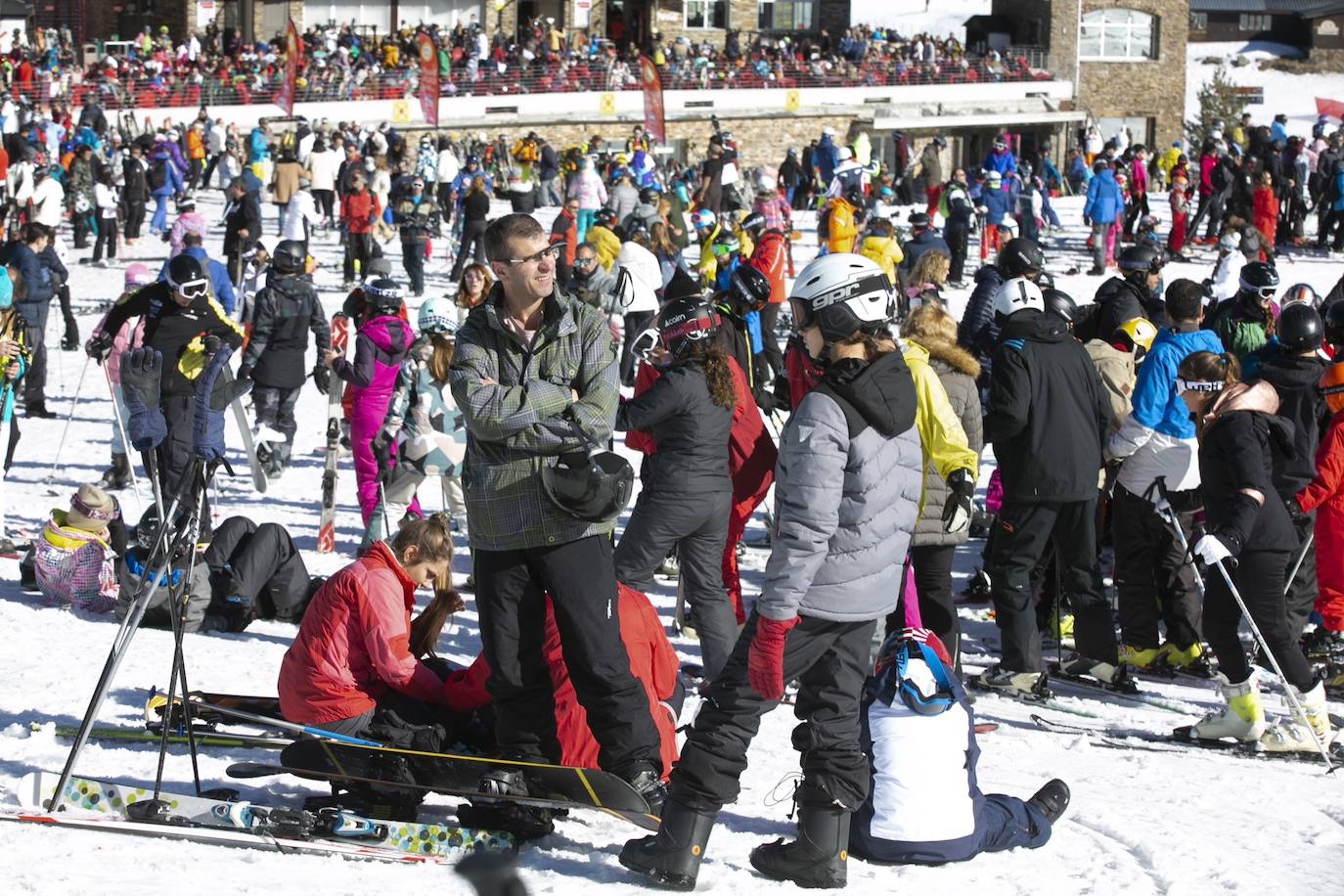 Unas 7.500 personas celebran el Año Nuevo en Sierra Nevada