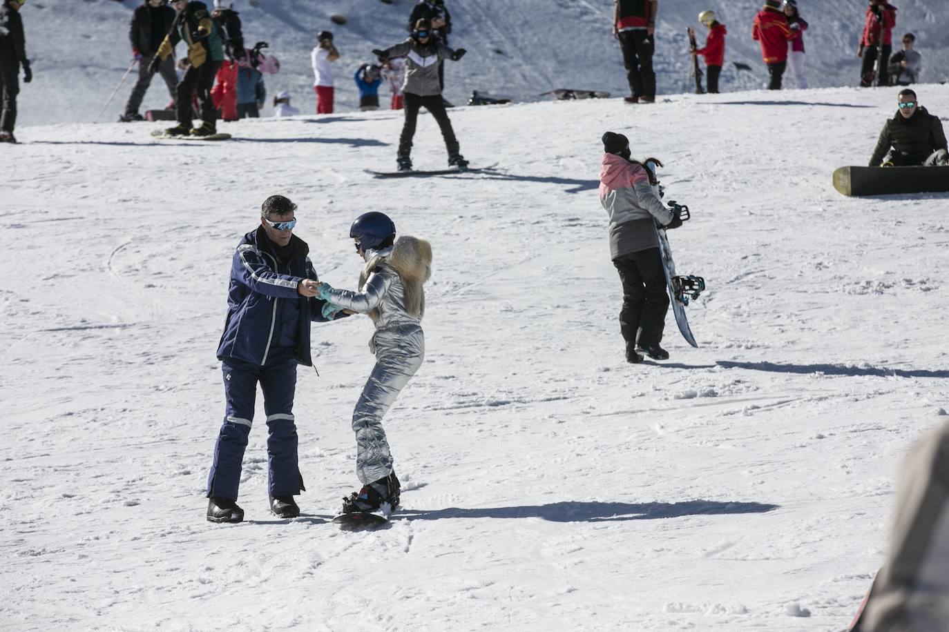 Unas 7.500 personas celebran el Año Nuevo en Sierra Nevada
