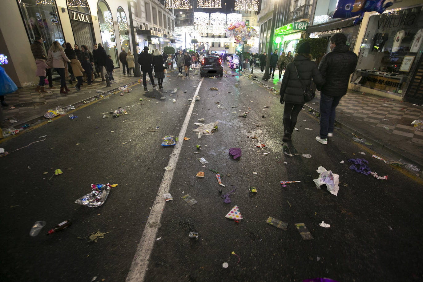 Miles de personas dsifrutaron de la Nochevieja en la capital