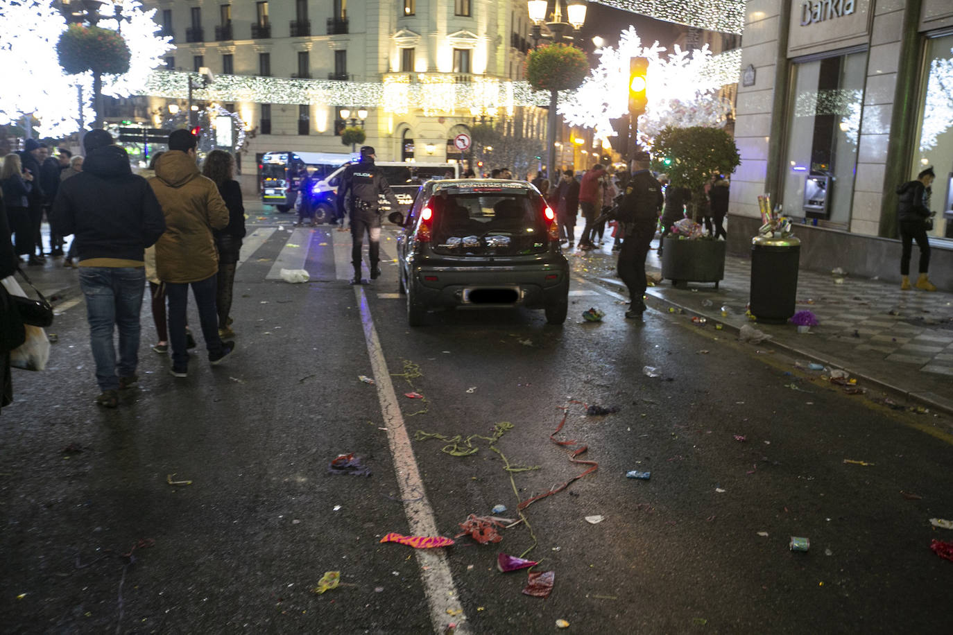 Miles de personas dsifrutaron de la Nochevieja en la capital