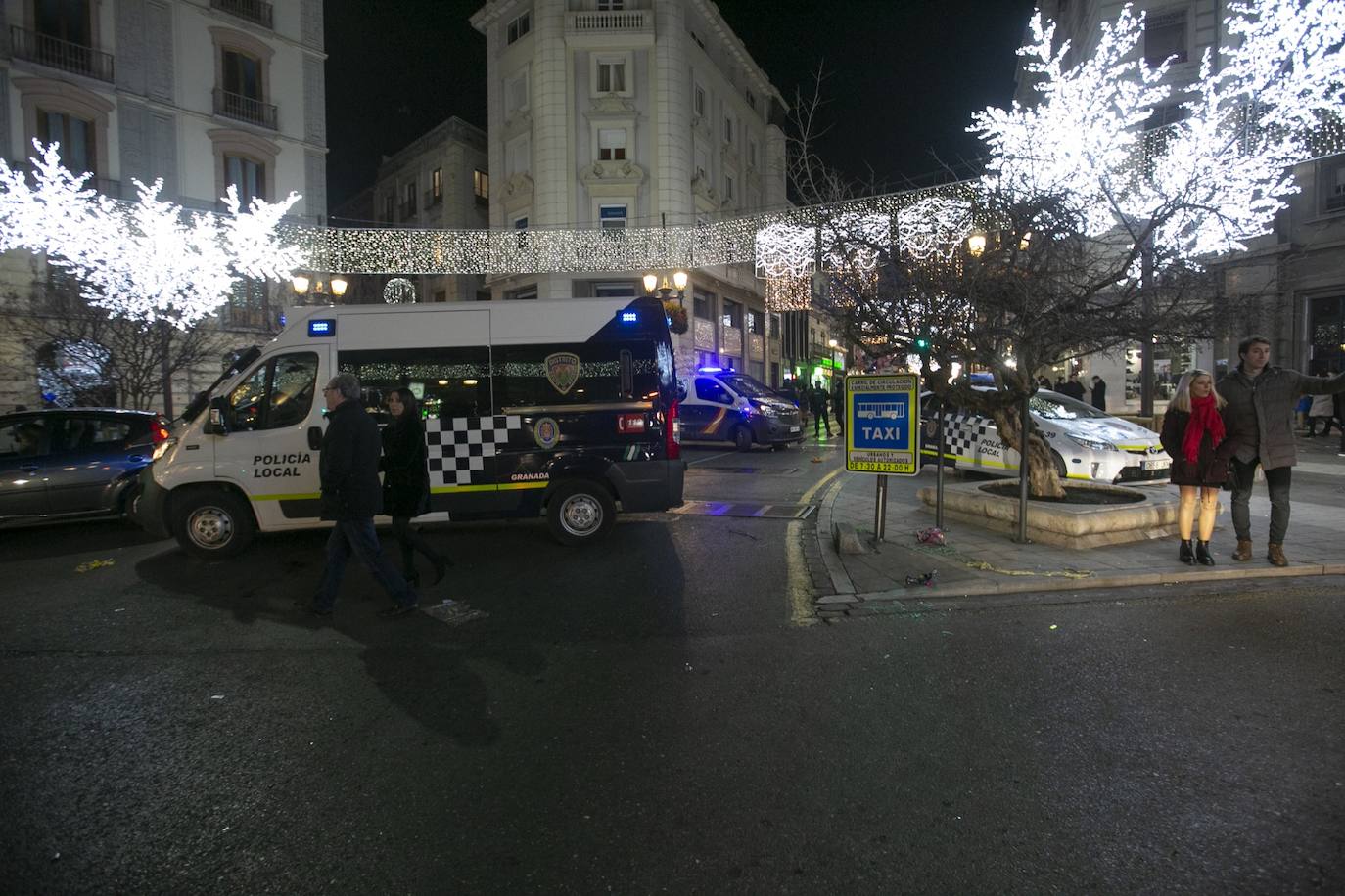 Miles de personas dsifrutaron de la Nochevieja en la capital