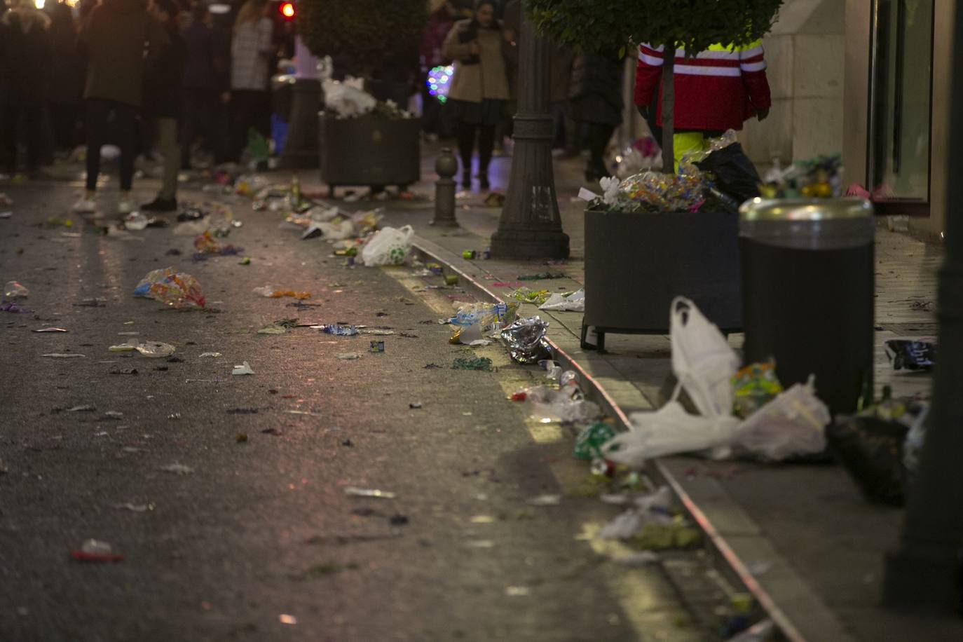 Miles de personas dsifrutaron de la Nochevieja en la capital