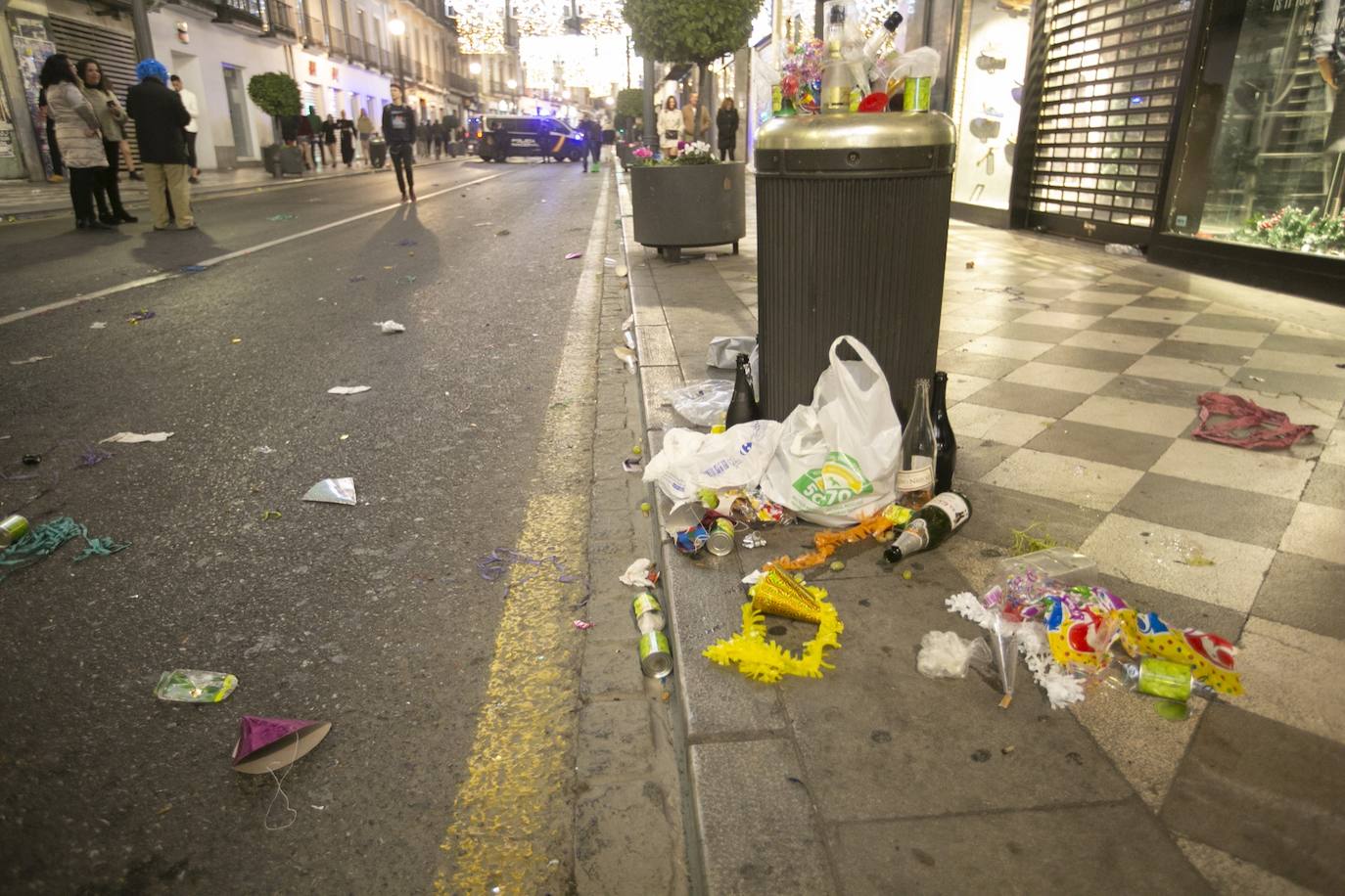 Miles de personas dsifrutaron de la Nochevieja en la capital