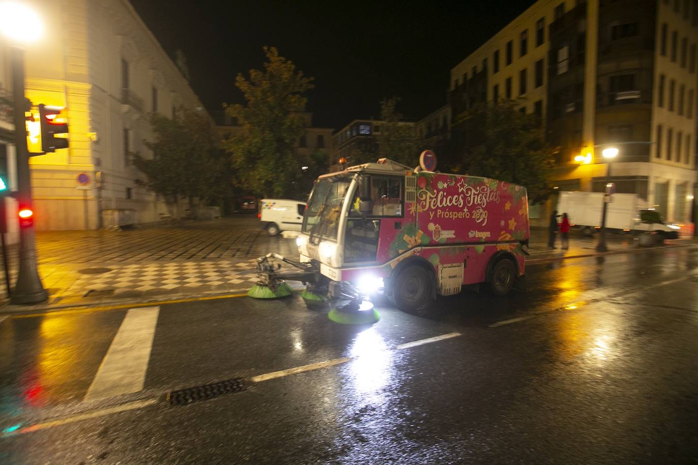 Miles de personas dsifrutaron de la Nochevieja en la capital