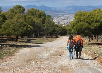 Imagen secundaria 1 - El viejo camino de pastores en las laderas del Huenes