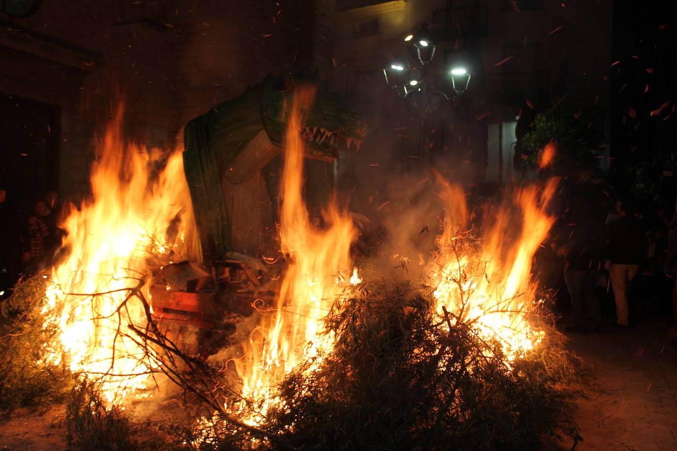 La noche del 16 de enero, la de San Antón, es siempre de tradición en Jaén, pero este año, lo ha sido un poco más, ya que hubo nueve lumbres, además de la oficial