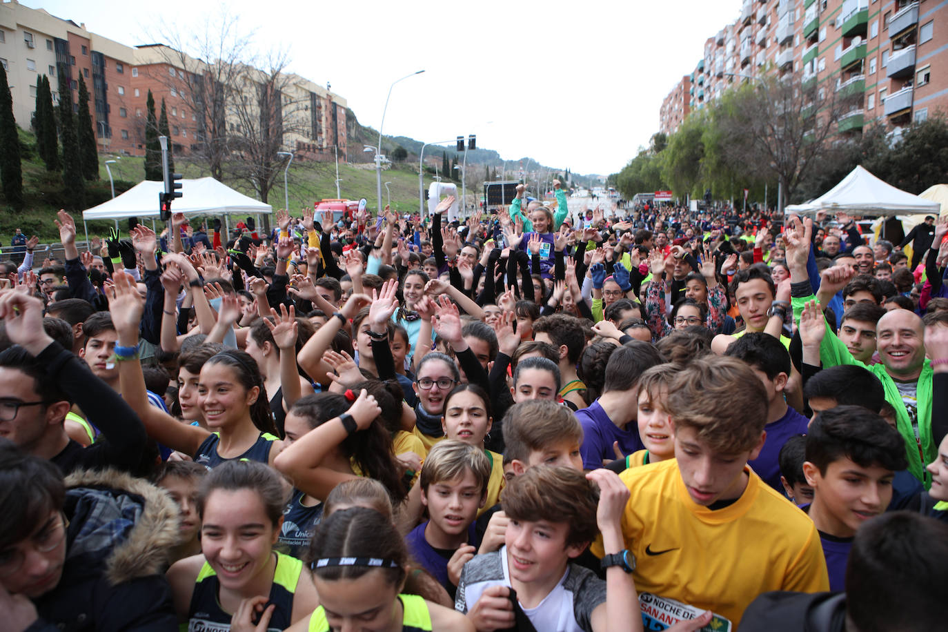 Gran ambiente en la carrera de San Antón de Jaén