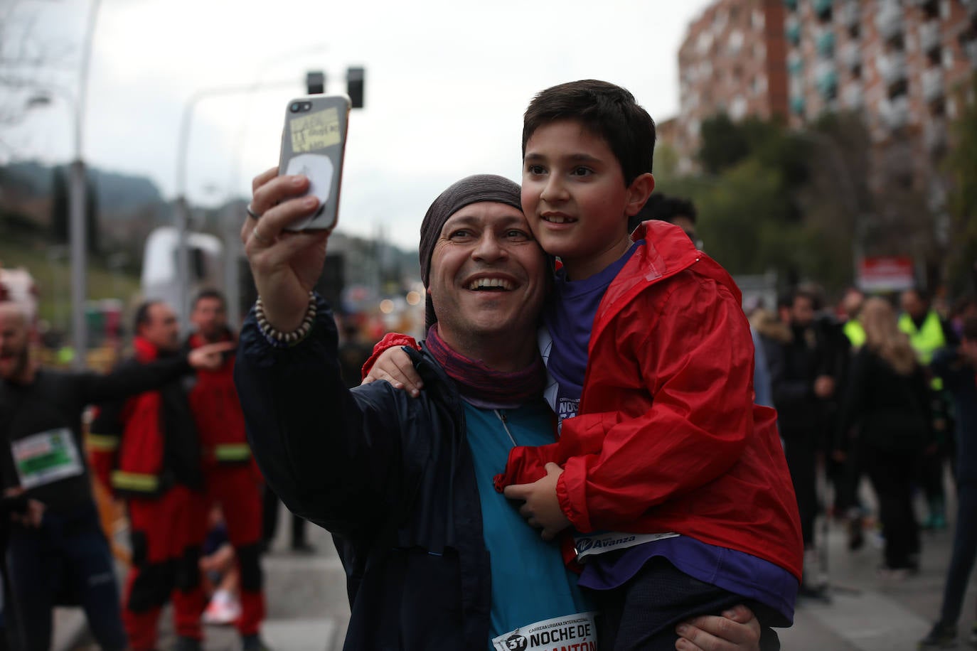 Gran ambiente en la carrera de San Antón de Jaén