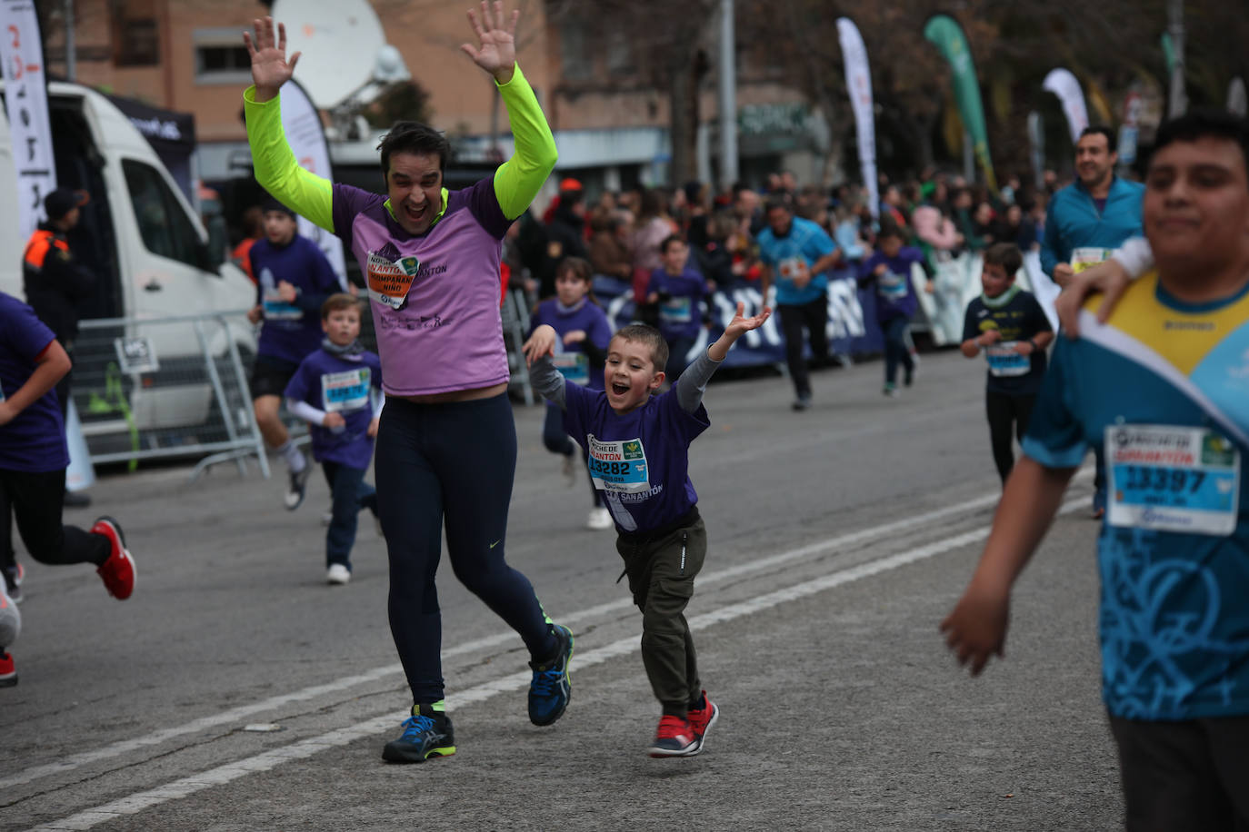 Gran ambiente en la carrera de San Antón de Jaén