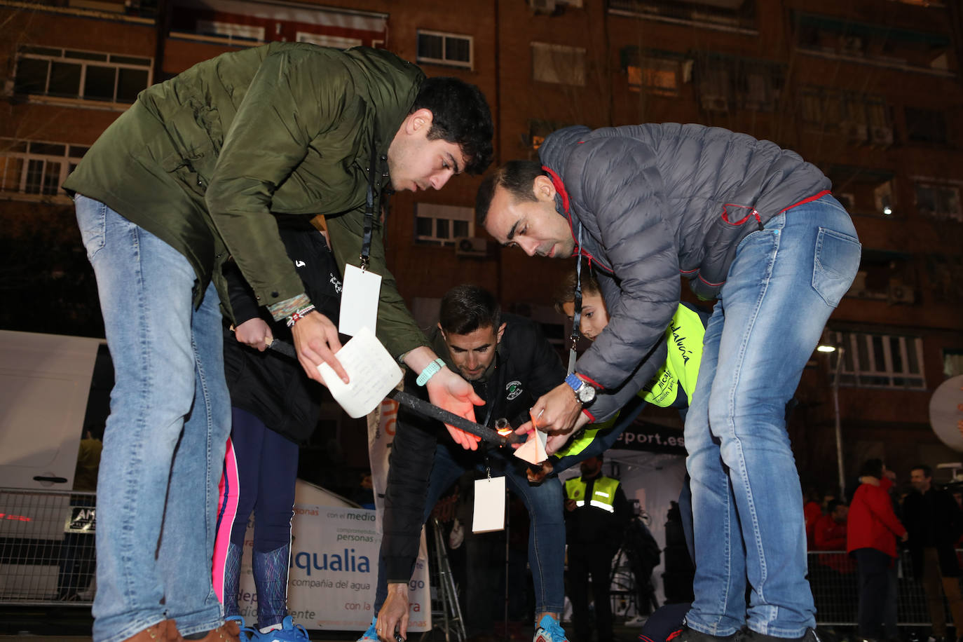 Gran ambiente en la carrera de San Antón de Jaén