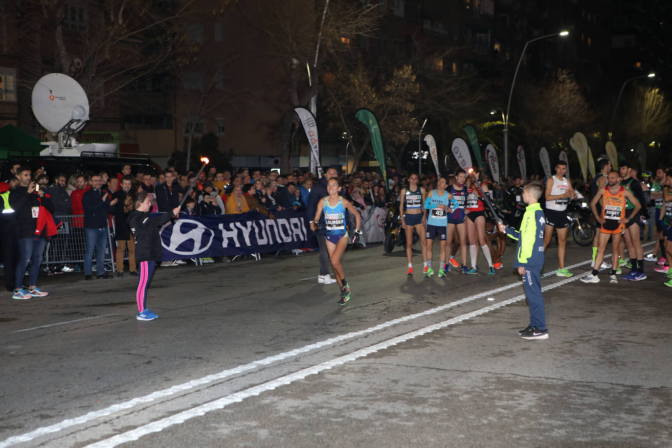 Gran ambiente en la carrera de San Antón de Jaén