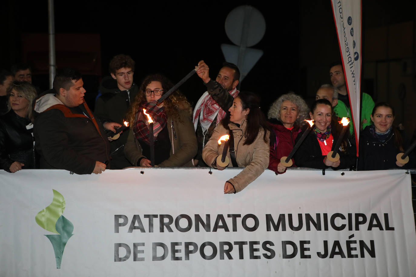Gran ambiente en la carrera de San Antón de Jaén