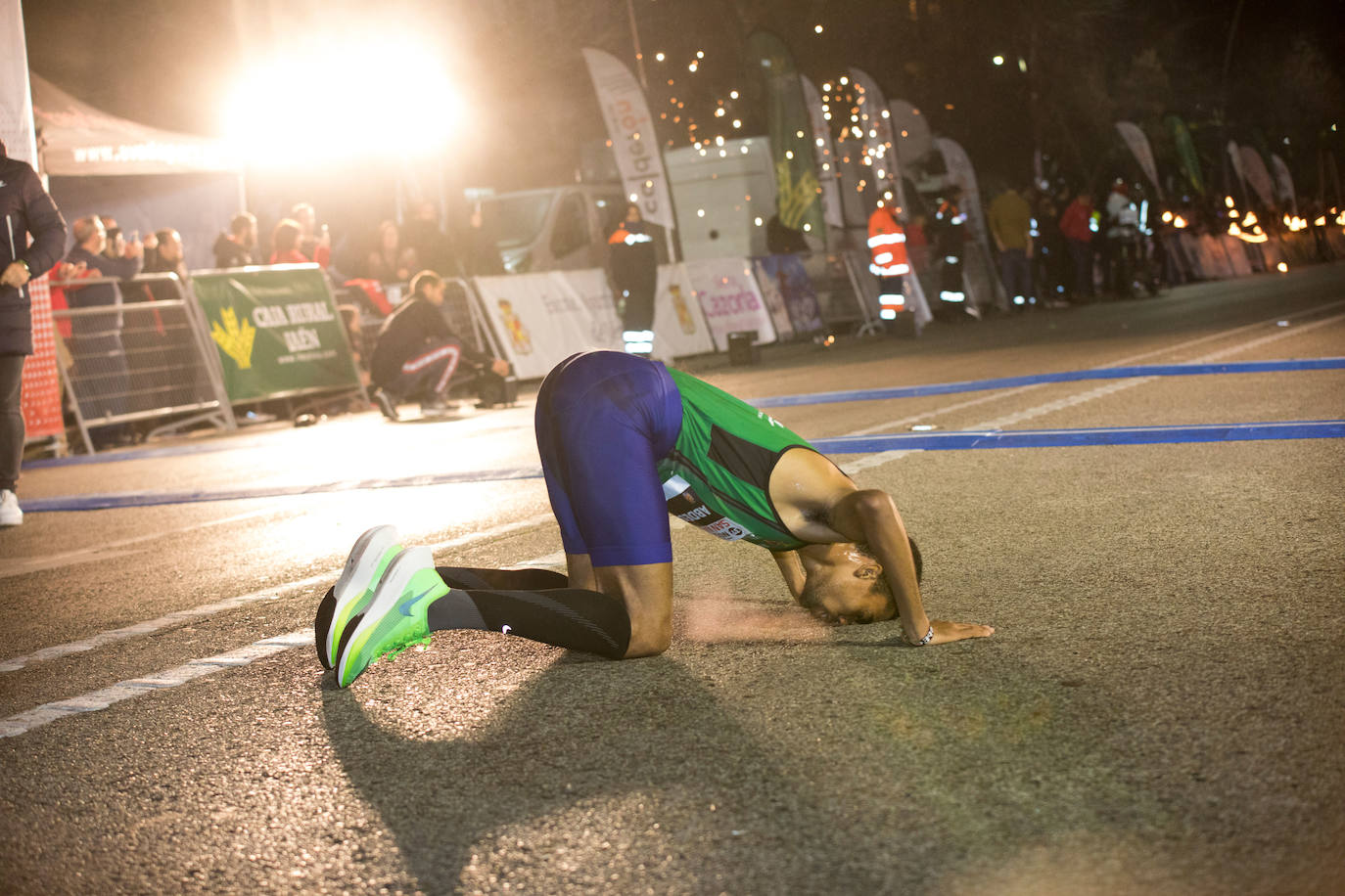 Gran ambiente en la carrera de San Antón de Jaén